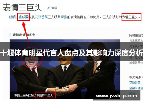 十堰体育明星代言人盘点及其影响力深度分析